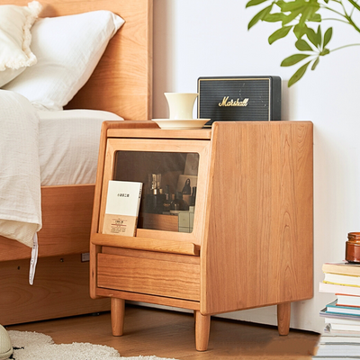 Corcino Solid Wood Nightstand