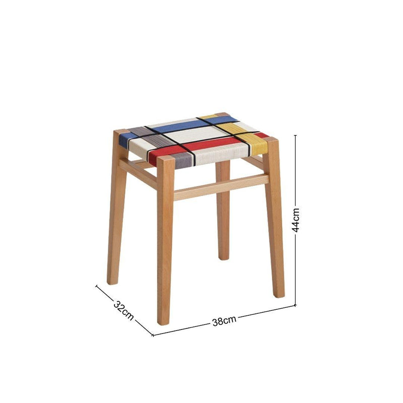 Harlow Artistic Handcrafted Stool (Set of 2)