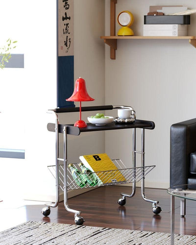 Milo Vintage Bar Cart With Wheels