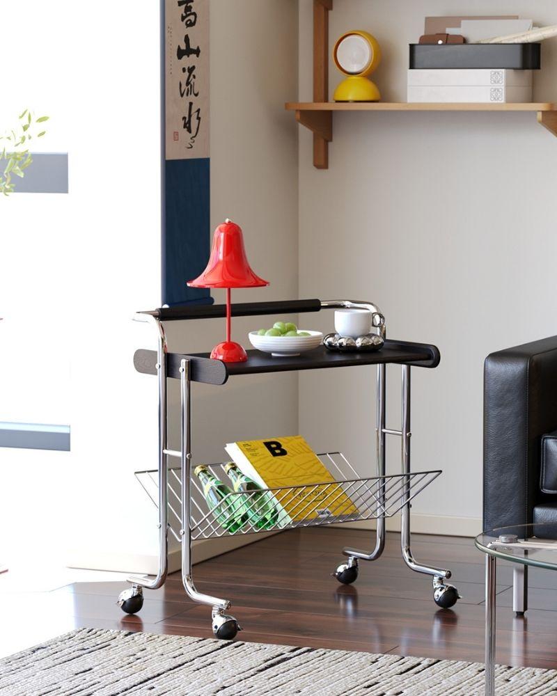 Milo Vintage Bar Cart With Wheels