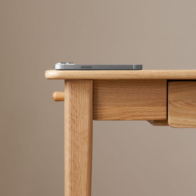 EcoChic Oak Wood Work Desk