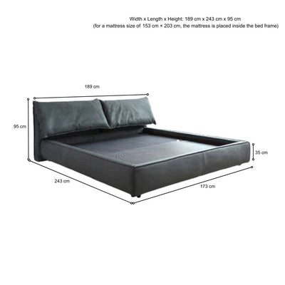 Anspach Fabric Bed Frame