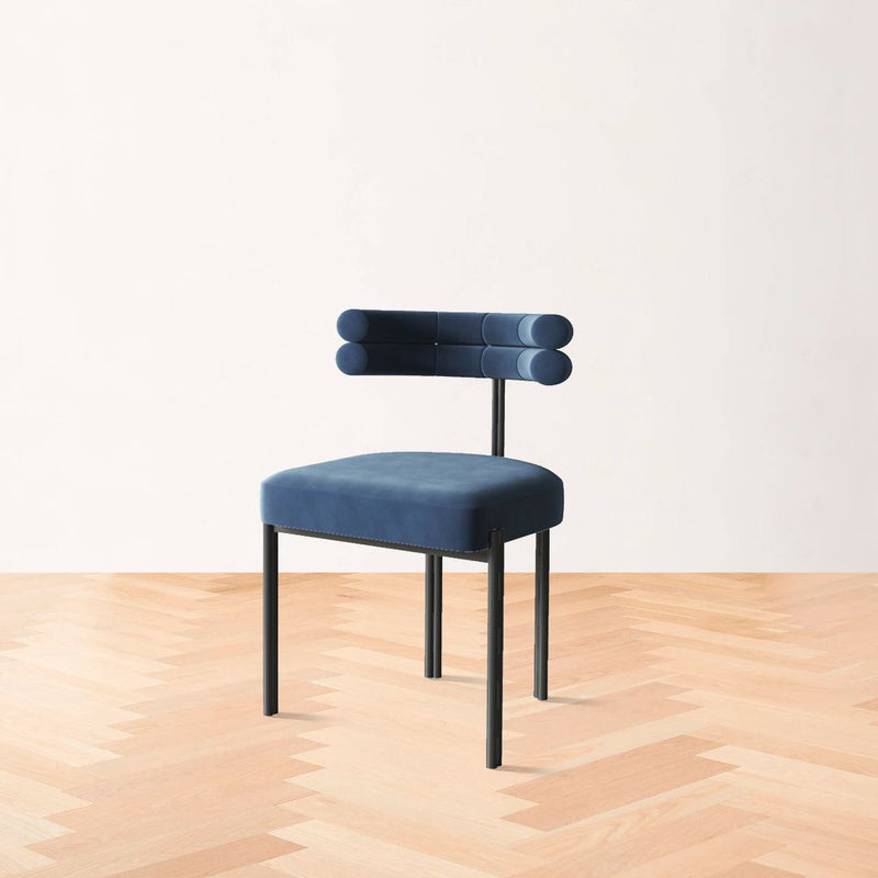 Cohen Velvet Upholstered Chair (Set of 2)