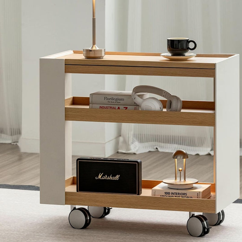 Charles Bar Cart With Wheels