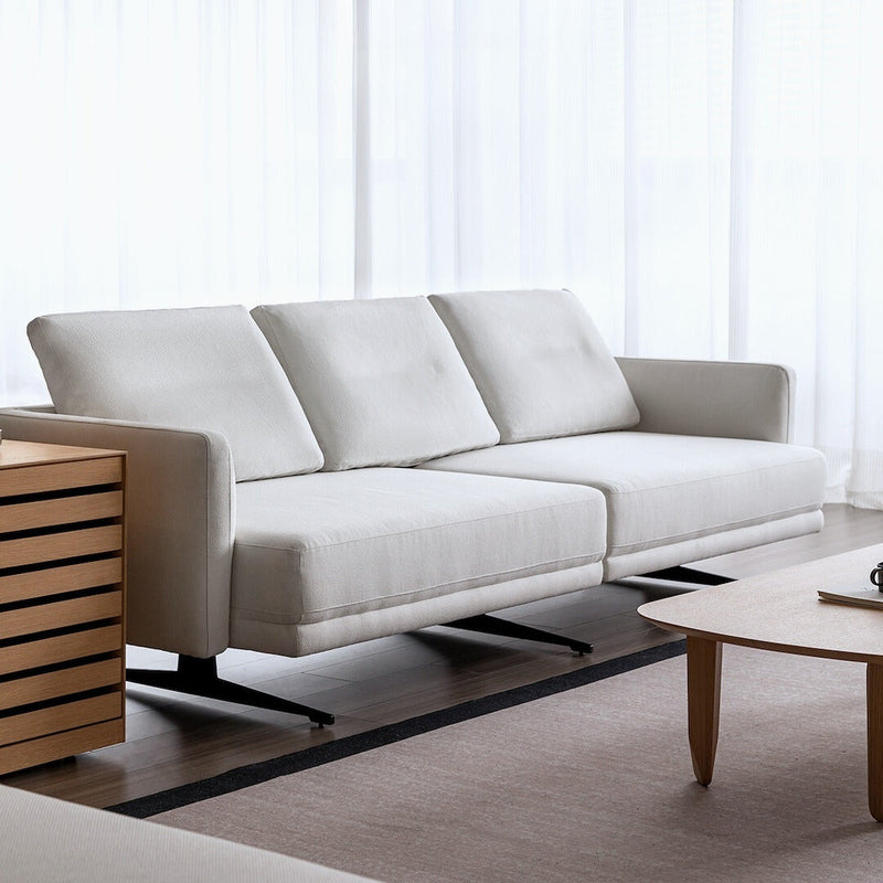 EcoChic Minimalist Fabric Sofa main image 01