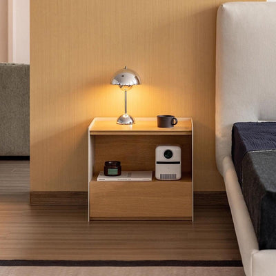 Elara Solid Wood Nightstand - Cozymatic Australia