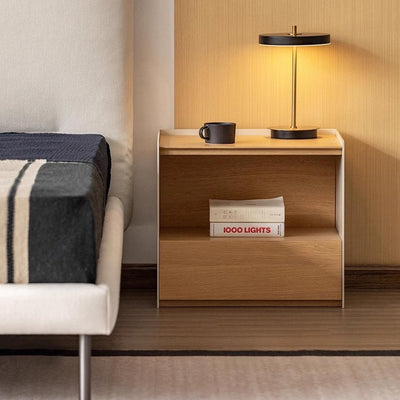 Elara Solid Wood Nightstand - Cozymatic Australia