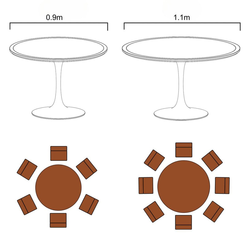 Tulip Round Dining Table