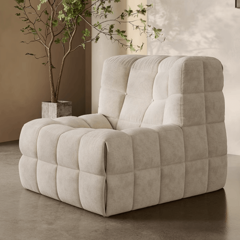 Ayden Fabric Armless Chair - Cozymatic Australia