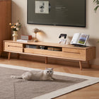 Hazel Nordic Solid Oak TV Stand