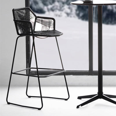 Mackin Plastic Rattan Bar Stool (set of 2)