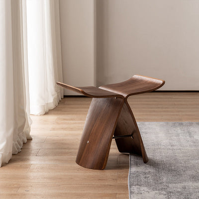 Bentwood Butterfly Accent Stool