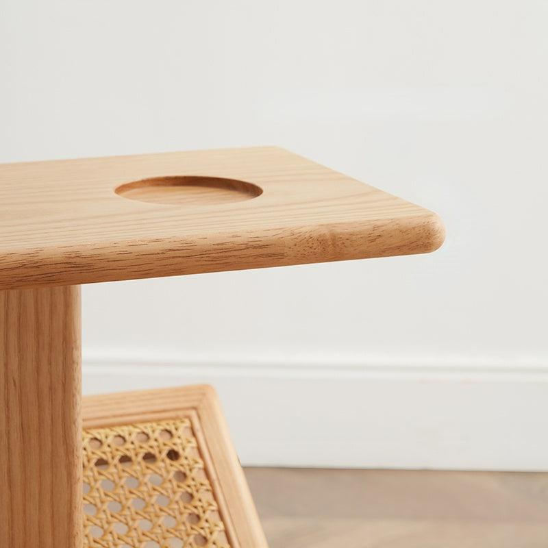 Sciacca End Table With Mini Bookcase