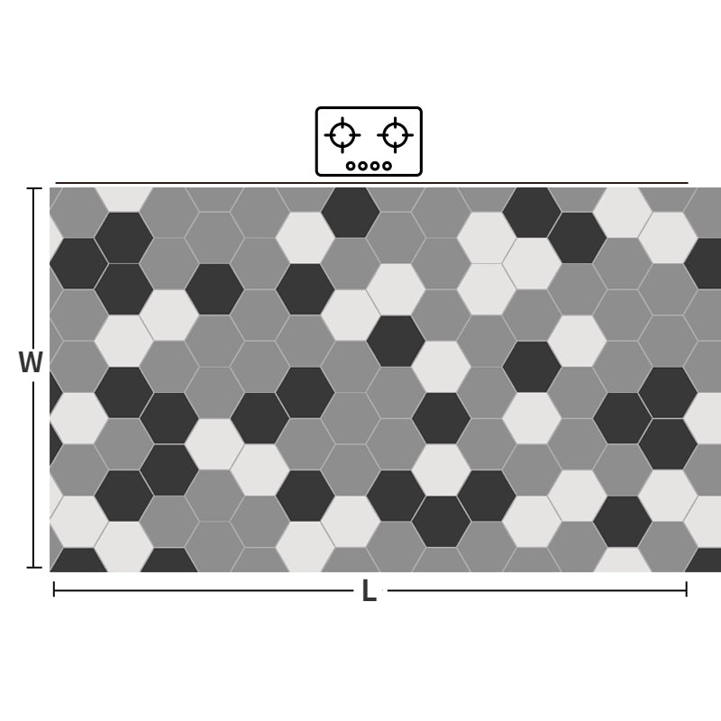 Element Hexagon Kitchen Mat