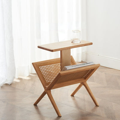 Sciacca End Table With Mini Bookcase