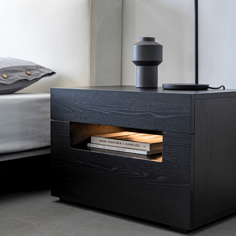 Aizlyn Wood Nightstand