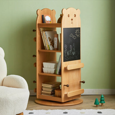 Holthaus Multifunctional Revolving Child Bookshelf