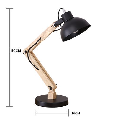 Aalin Solid Wood Desk Lamp