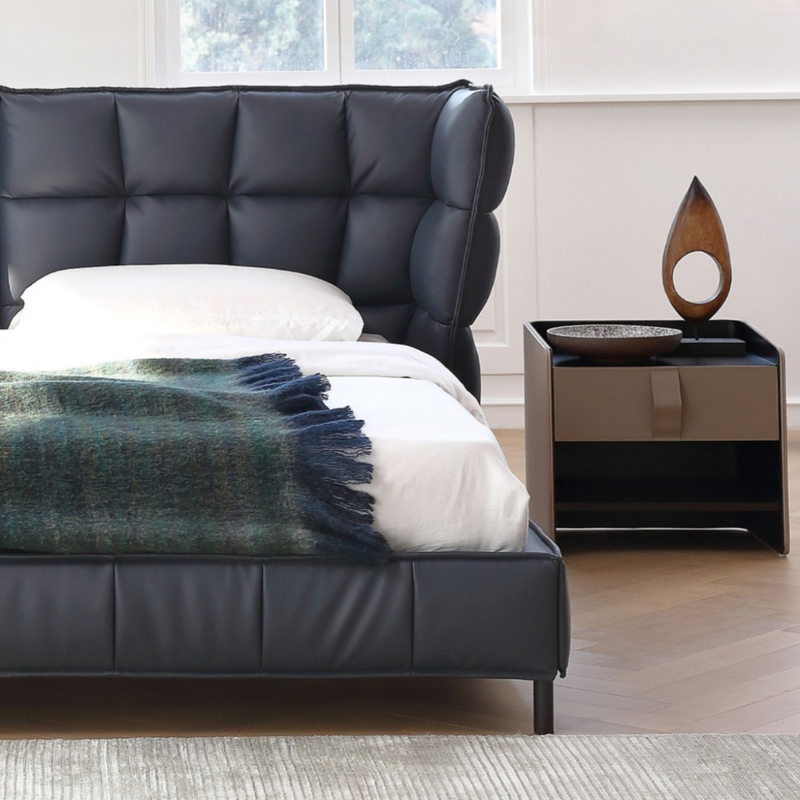 Fareham Genuine Leather Bed Frame