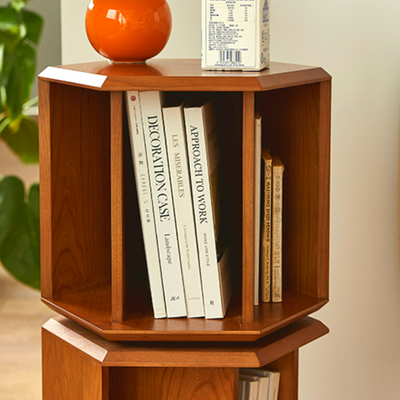 Holthaus Revolving Geometric Bookcase