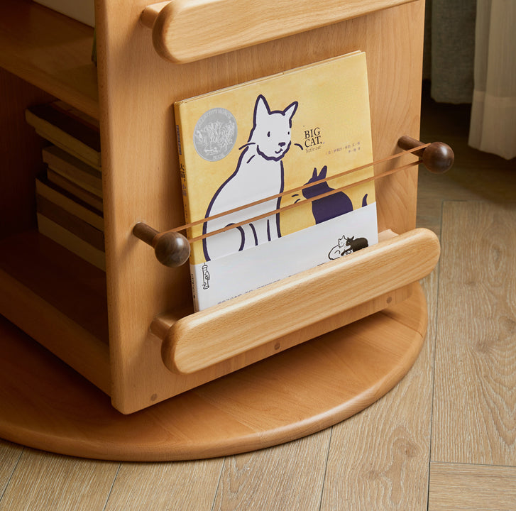Holthaus Multifunctional Revolving Child Bookshelf