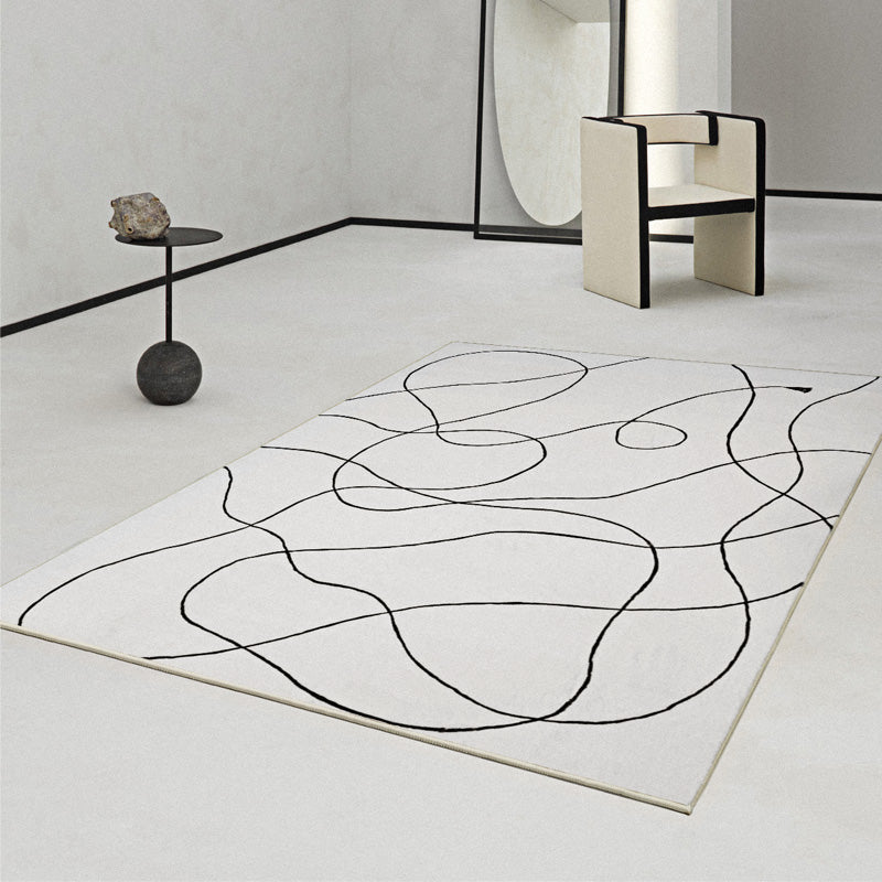 Cortright Abstract Gray Area Rug