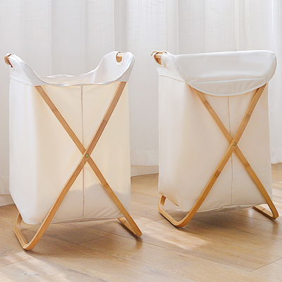 Mcghee Bamboo laundry Basket