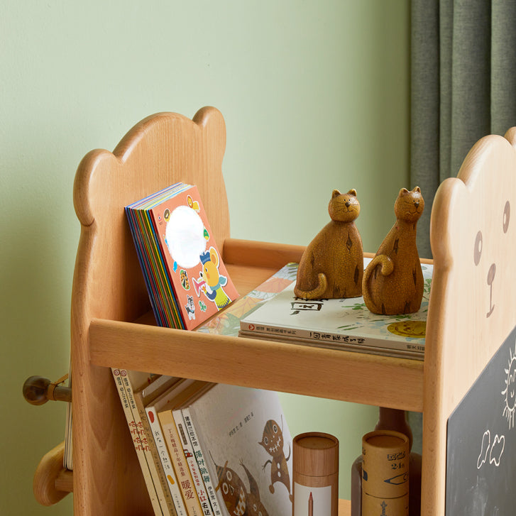 Holthaus Multifunctional Revolving Child Bookshelf
