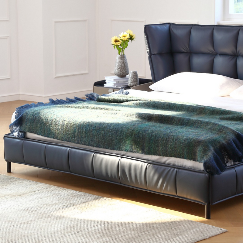 Fareham Genuine Leather Bed Frame